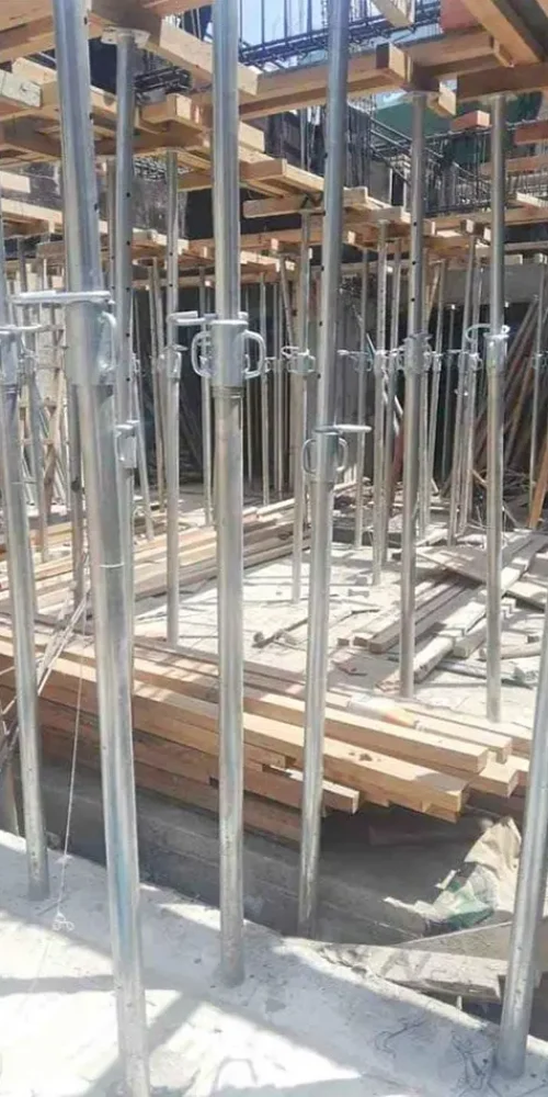 Puntales metálicos galvanizados